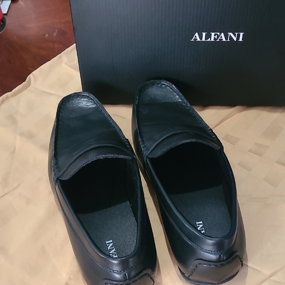 Alfani Men's Classic Black Slip-On Loafers